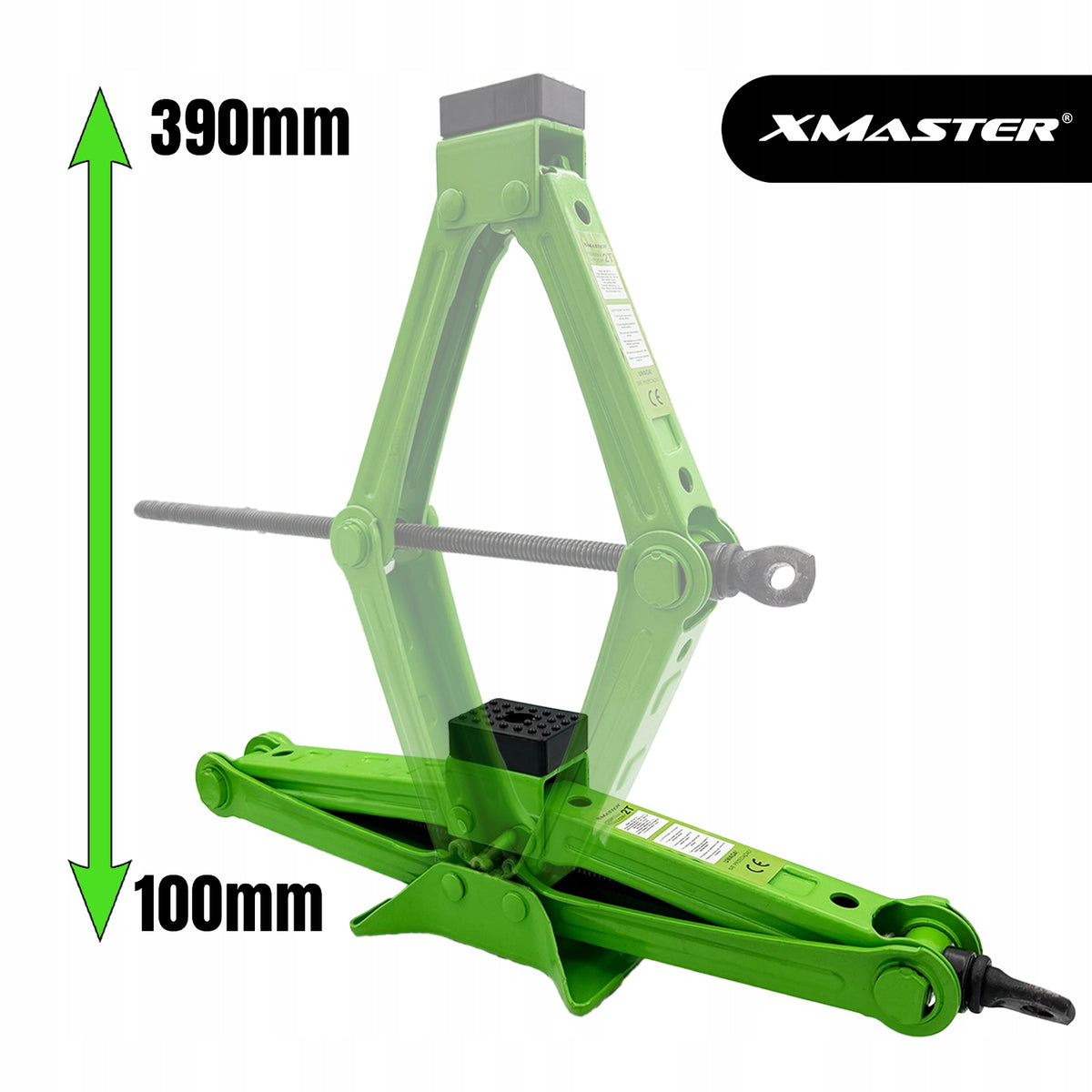 JACK CAR TRAPEZOIDAL LIFT 2000KG FOR WHEEL REPLACEMENT TRAPEZOID 2T EAN (GTIN) 5908239763282