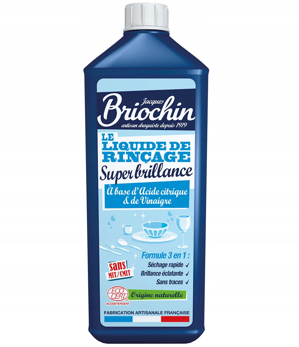 JACQUES BRIOCHIN RINSE AID FOR ECOCERT DISHWASHER 750 ML