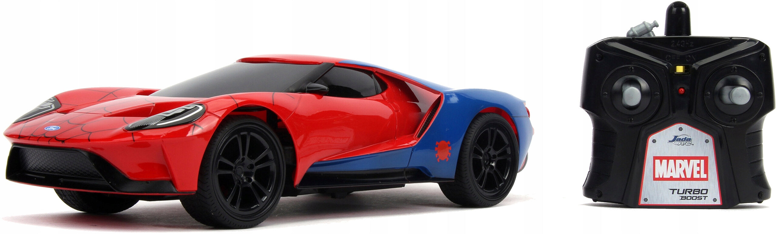 JADA RC Spiderman Ford GT 1:16 9330760314 Simba Toys