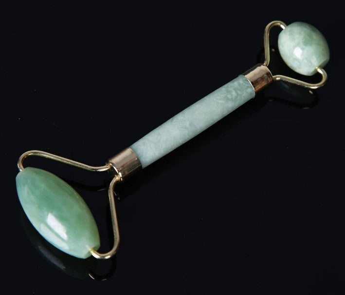 JADE FACE MASSAGER ROLLER JADE STONE ROLLER GUASHA SPA Brand Rozz
