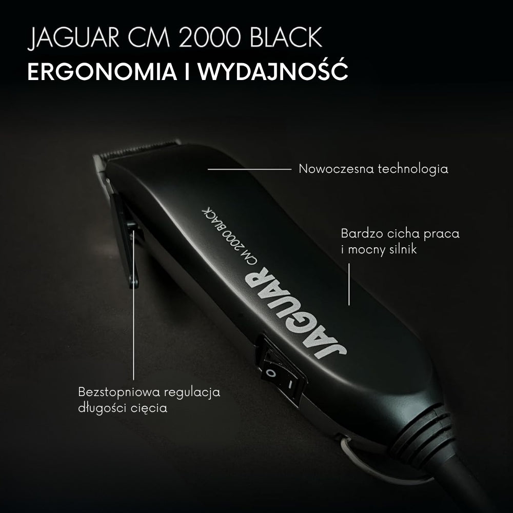 JAGUAR CM 2000 BLACK Professional Hairdressing Machine Manufacturer code 85606