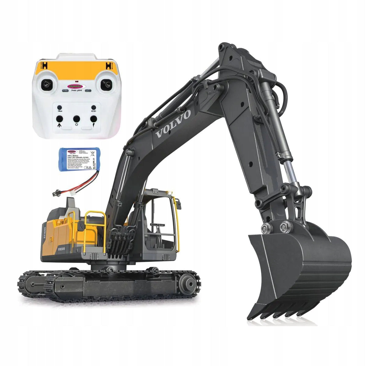 JAMARA Volvo EC160E Metal excavator 1:16 Manufacturer code 406300