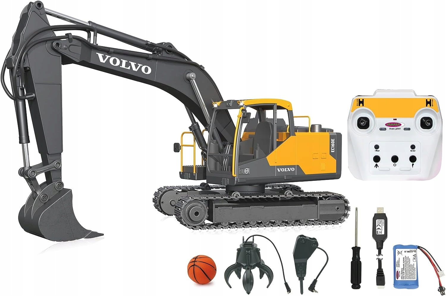 JAMARA Volvo EC160E Metal excavator 1:16