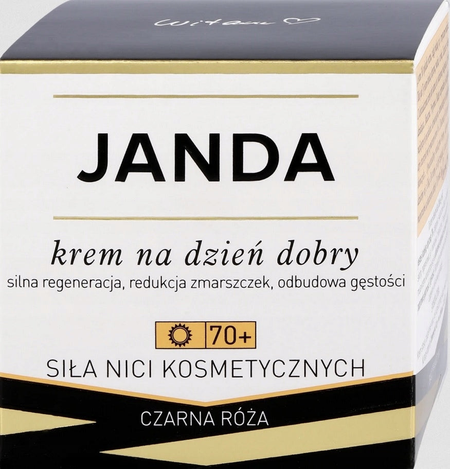 Tagesgesichtscreme Janda 70+ Schwarze Rose, 50 ml 