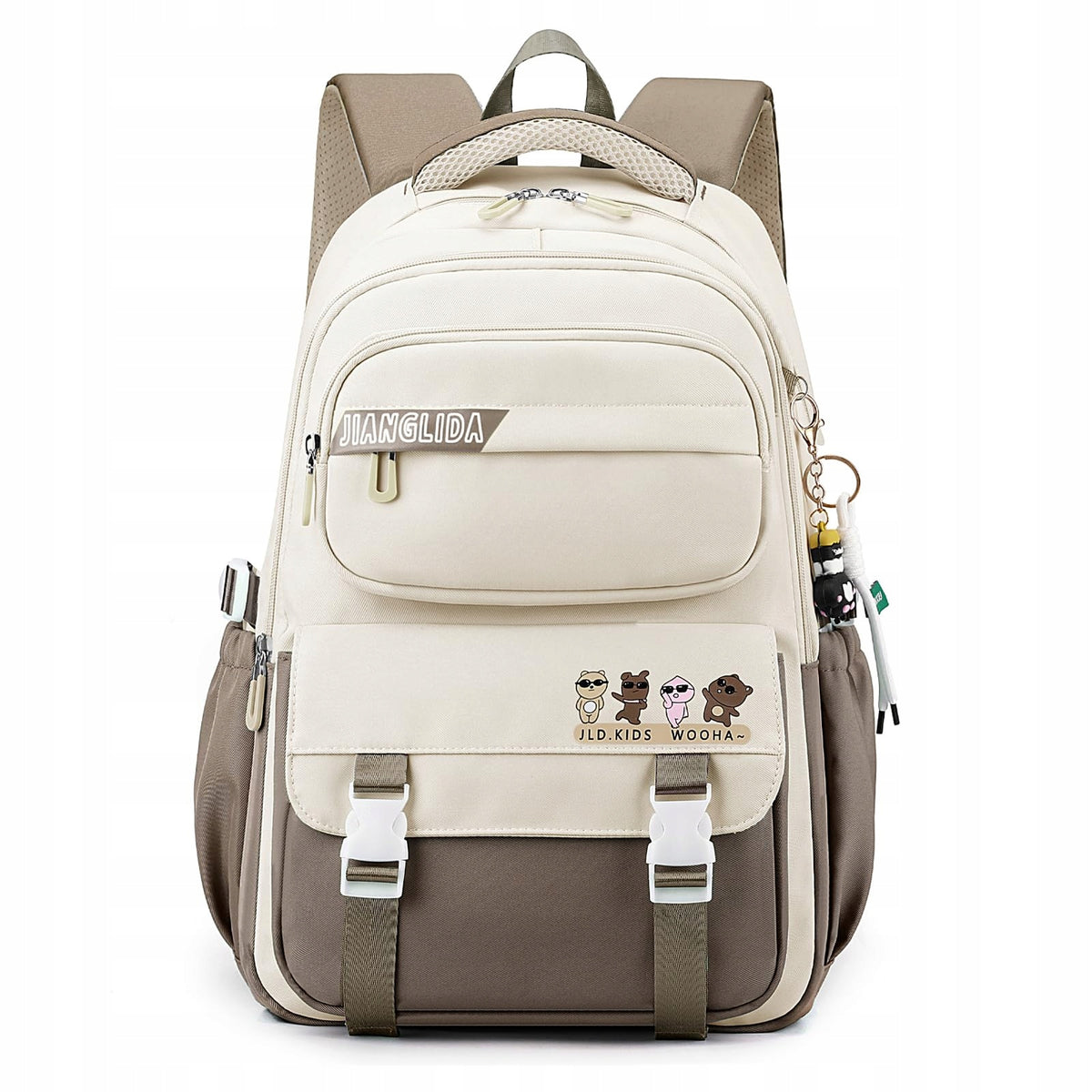 JANSBEN School Backpack For Girls Boys Waterproof 21L