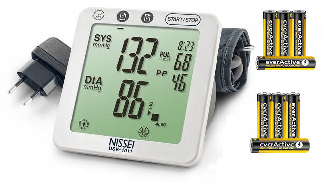 JAPANESE BLOOD PRESSURE MONITOR NISSEI DSK-1011 + POWER SUPPLY