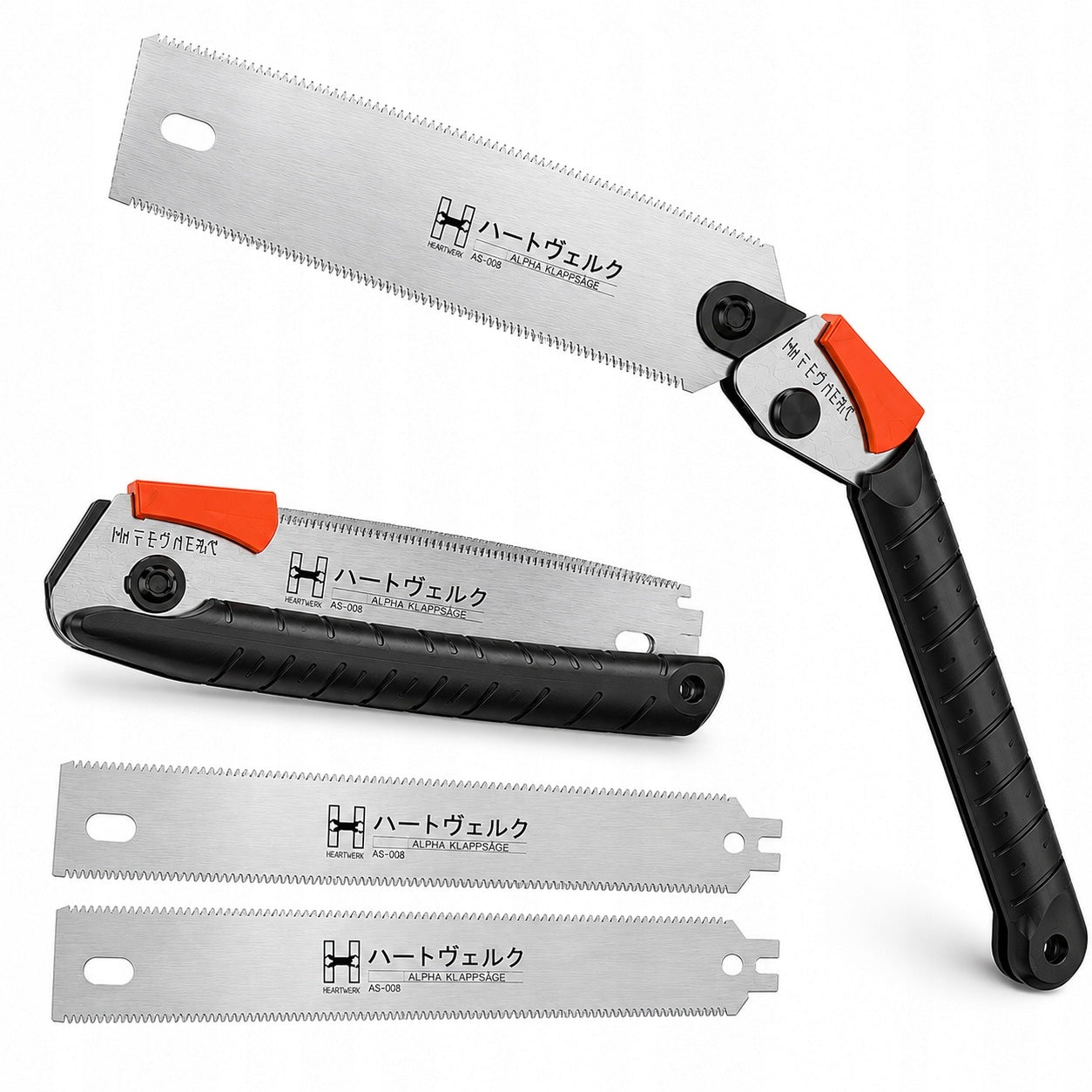 JAPANESE FOLDING SAW 240MM SK4 7/14TPI + 2 BLADES FOR WOOD PRO