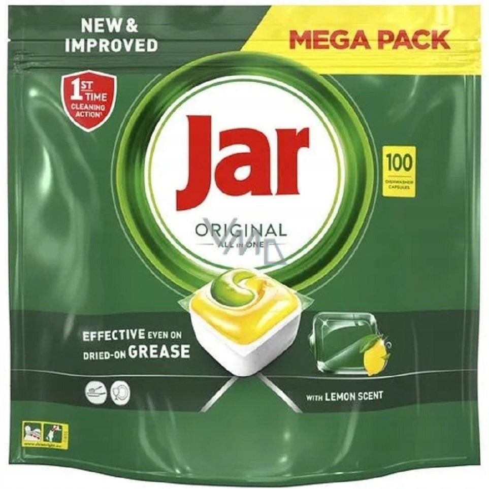JAR CAPSULES ALL IN ONE 100 PCS LEMON Brand Jar