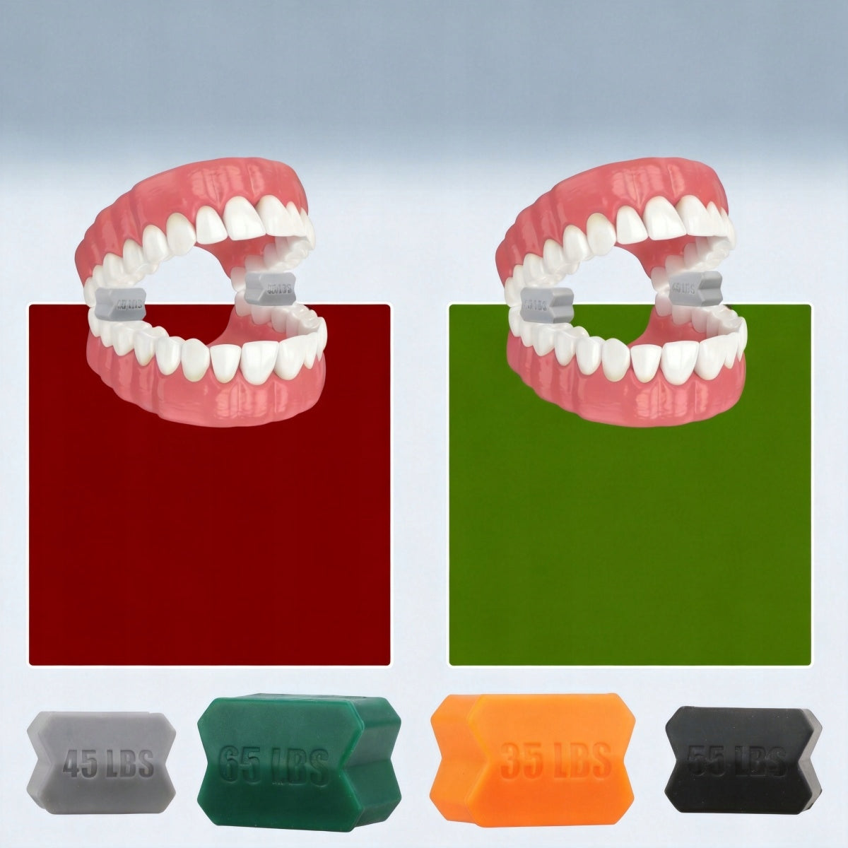 JAW AND JAW FACE EXERCISE DEVICE 8 pcs. Length 2.8 cm