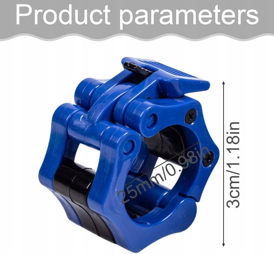 JAW CLAMPS 50mm FOR NECK BARBELL CLAMPS 2 pcs Model 17-6-229