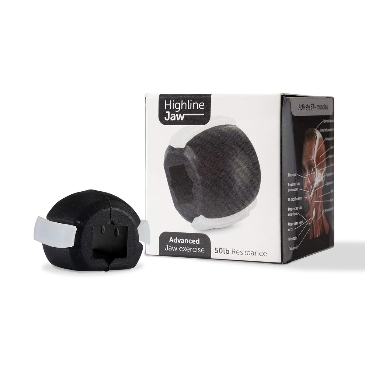 JAW EXERCISE TRAINER BLACK FACE MODELING OP 22,5kg