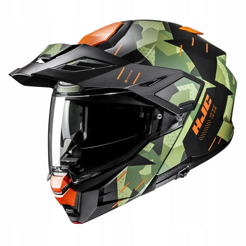 JAW HELMET HJC i80 YEARS BLACK GREEN M I80_ROK-MC47SF_M