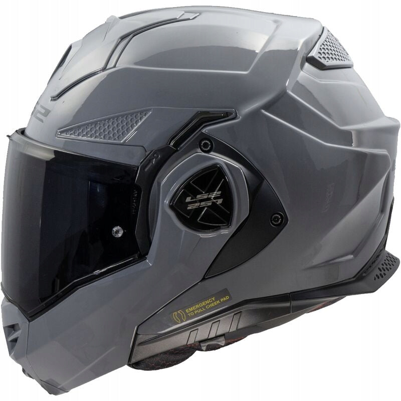 JAW HELMET LS2 FF901 ADVANT X NARDO GREY GLOSS BLEND PINLOCK ROZ. XXL