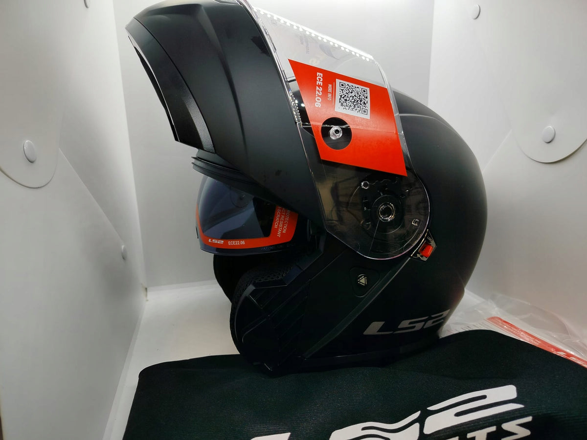 JAW HELMET LS2 FF908 STROBE II MATT BLACK ros. 3XL+BLENDA, motorbike/scooter Packaging status original