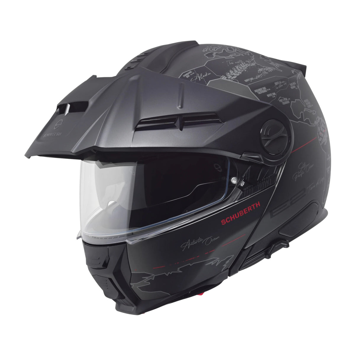 JAW HELMET SCHUBERTH E2 ATLAS ANTHRACITE ADVENTURE VISOR BLENDA r. XL