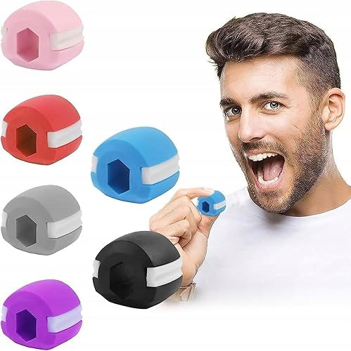 JAWLINE TRAINER JAW TRAINER SILICONE SET OF 6 FOR WOMEN