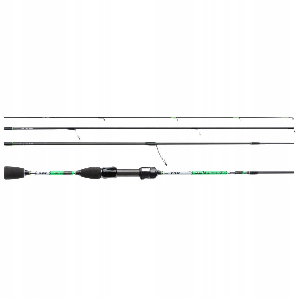 JAXON GREEN WIND SPINNING ROD 1,85m IDEAL FOR TRIPS AND BACKPACKING