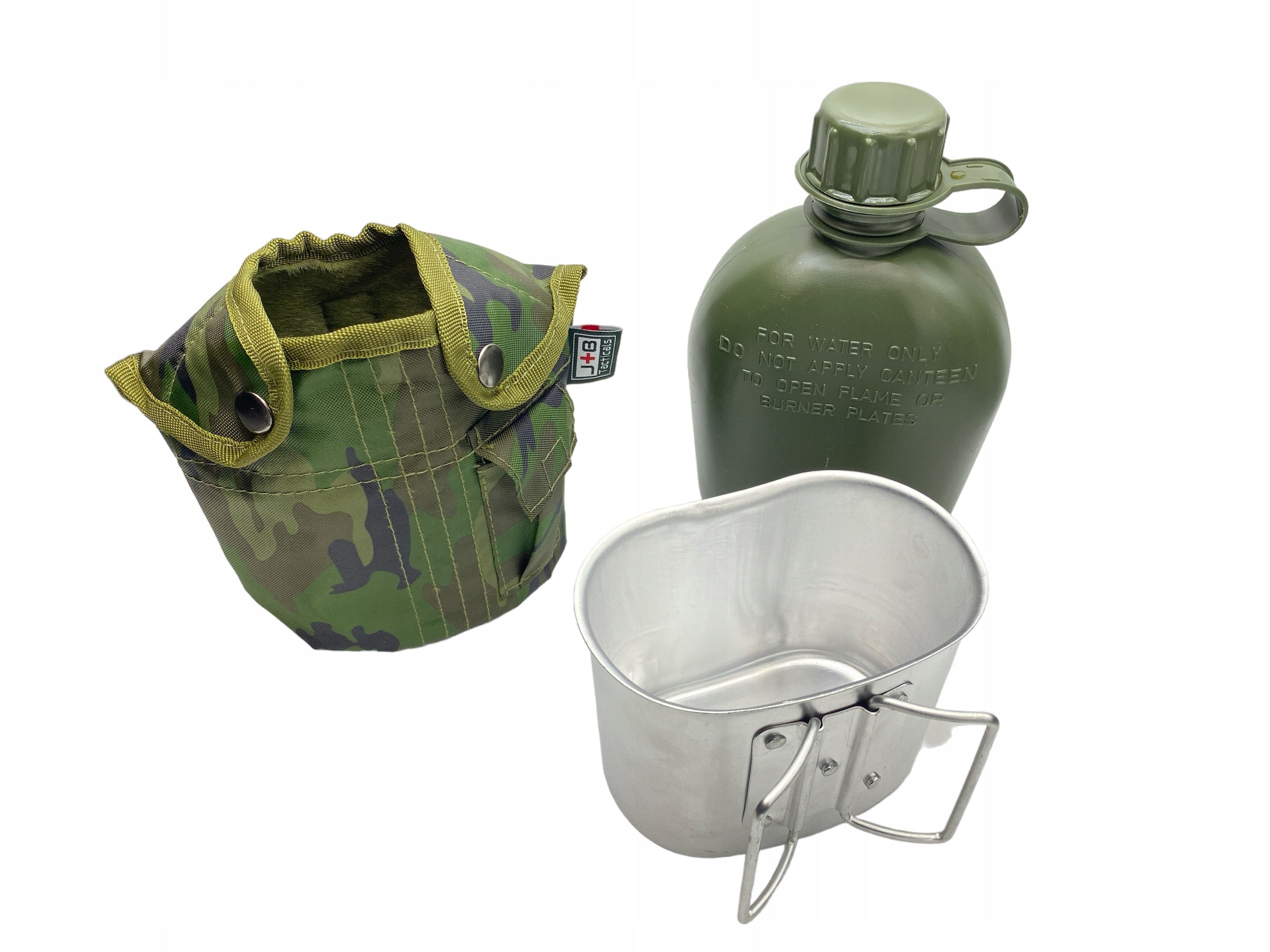 JB Tacticals Military Canteen 1L with BOTTLE Cup