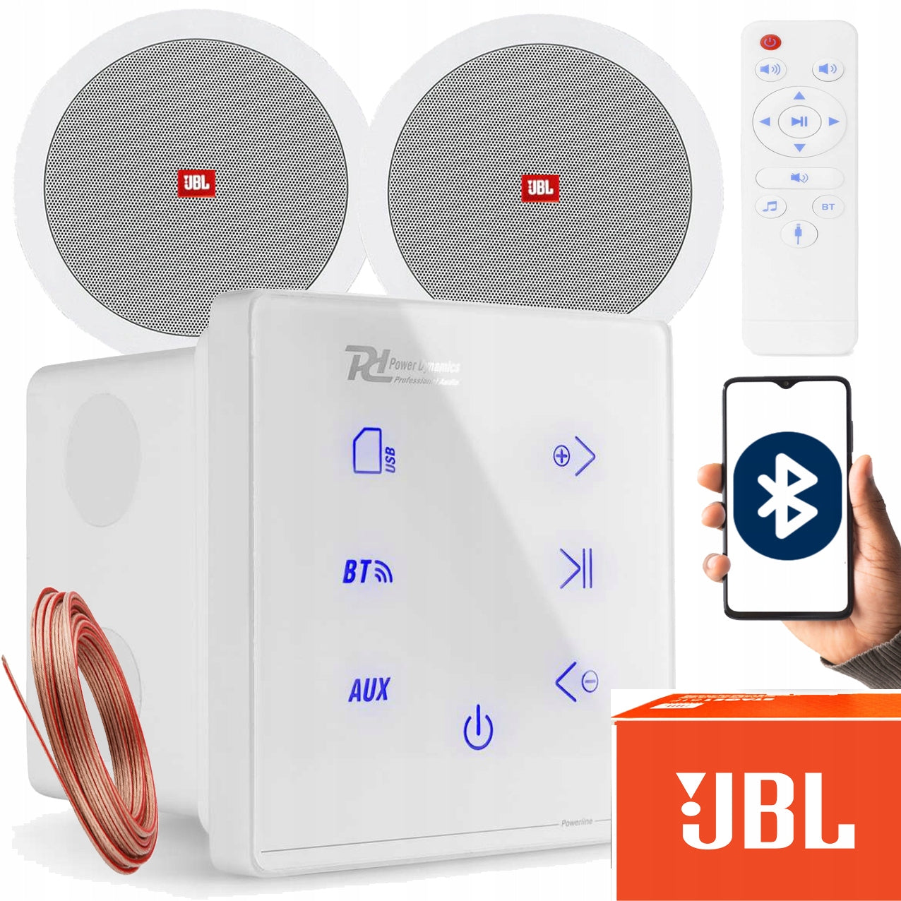 JBL CEILING SPEAKERS FOR HOME LIVING ROOM OFFICE WALL-MOUNTED AMPLIFIER