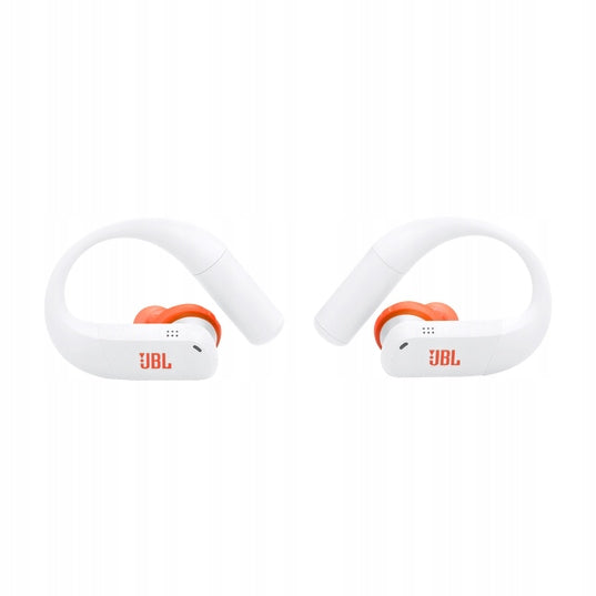 JBL Endurance PEAK 4 Wireless Sports Headphones | WHITE & ORANGE Brand JBL