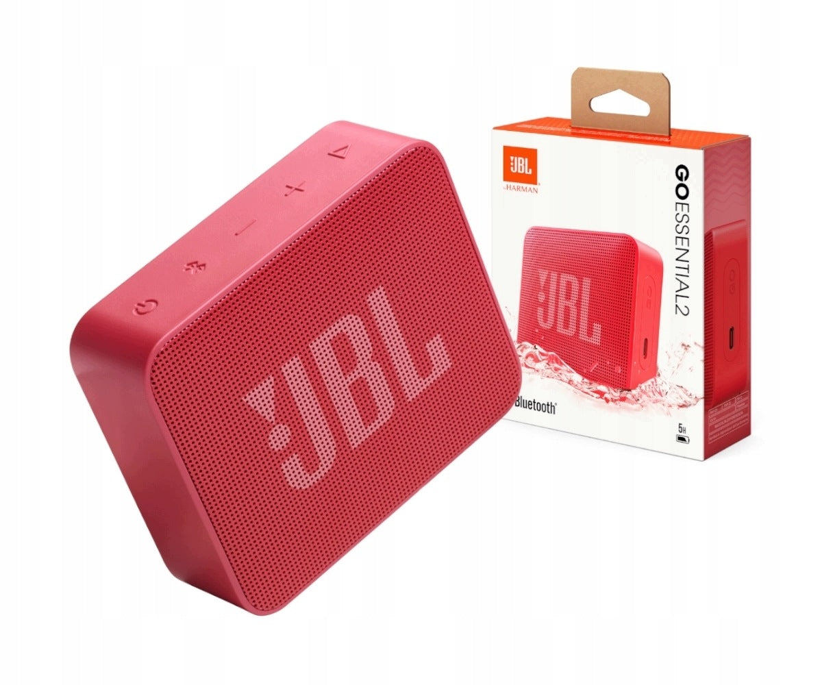 JBL GO Essential 2 MOBILE Speaker Red BLUETOOTH Waterproof IP67 USBC