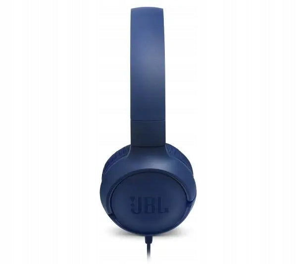JBL TUNE 500 Wired On-Ear Microphone Blue Packaging status original