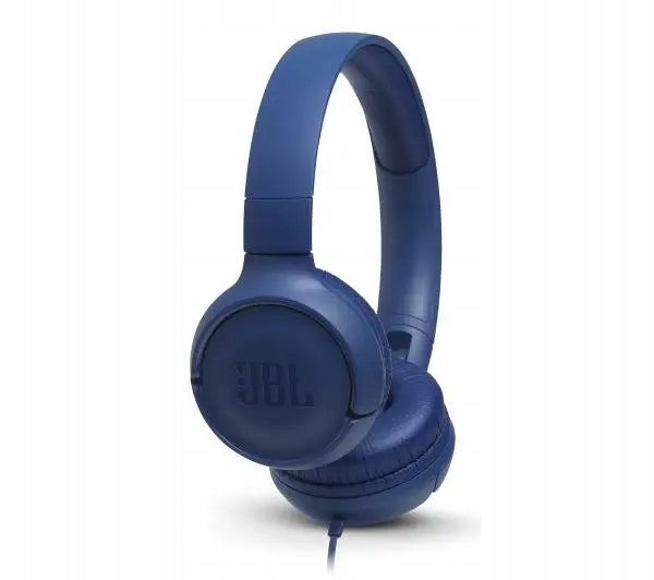 JBL TUNE 500 Wired On-Ear Microphone Blue
