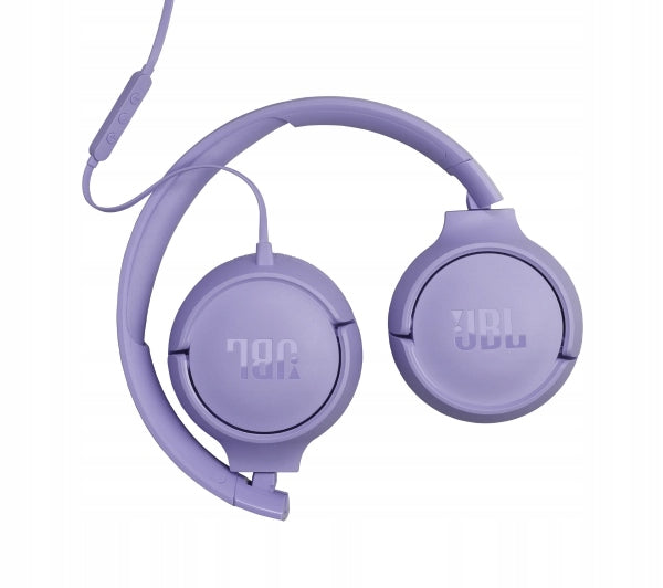 JBL Tune 520C USB-C On-Ear Headphones Purple Microphone Packaging status original
