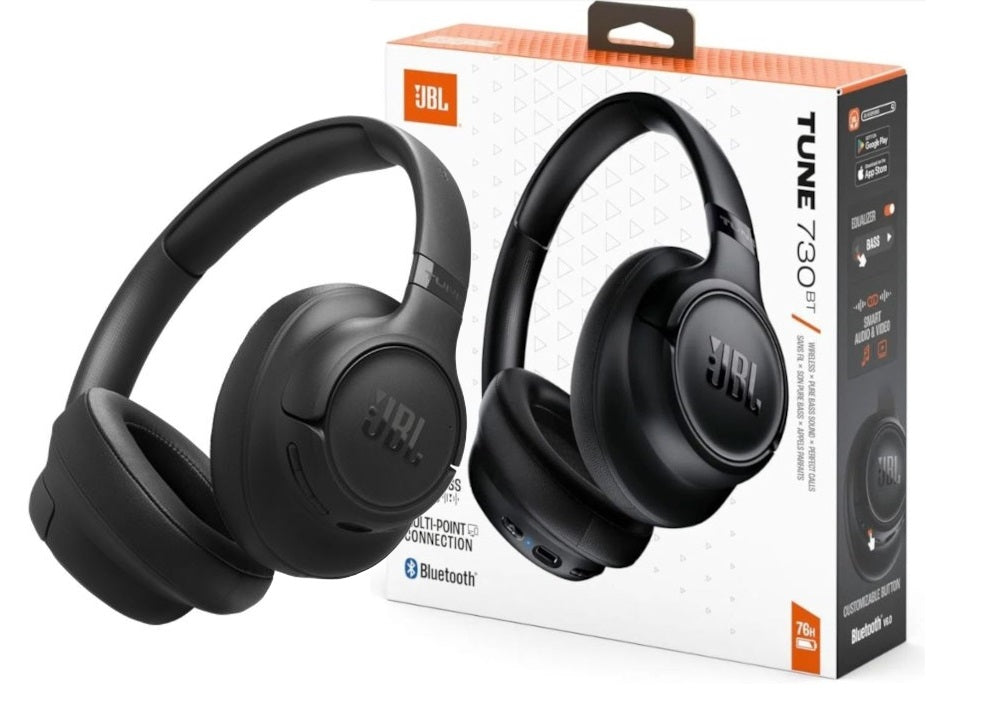 JBL Tune730-BT 97 dB BLUETOOTH WIRELESS ON-EAR HEADPHONES BLACK