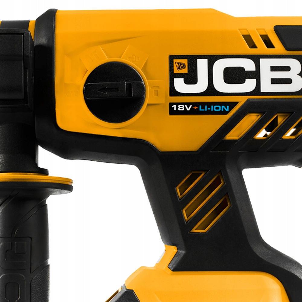 JCB 18BLRH hammer drill 18V hammer SDS plus L-Boxx LED Set 5,0 Ah, charge. Manufacturer code JCB-18BLRH-5X-E-BOXX