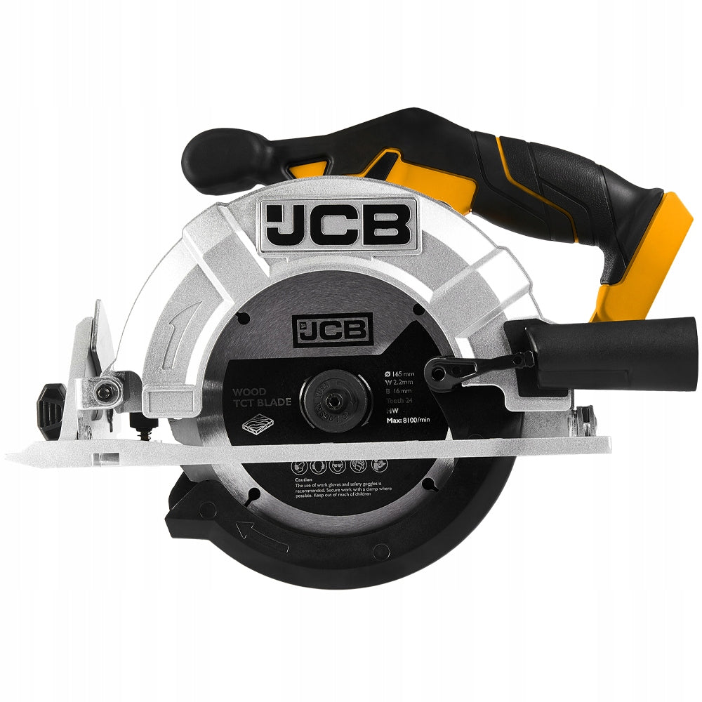 JCB 18CS Cordless Circular Saw 18V 165mm with Disc Fast Manufacturer code JCB-18CS-B-E
