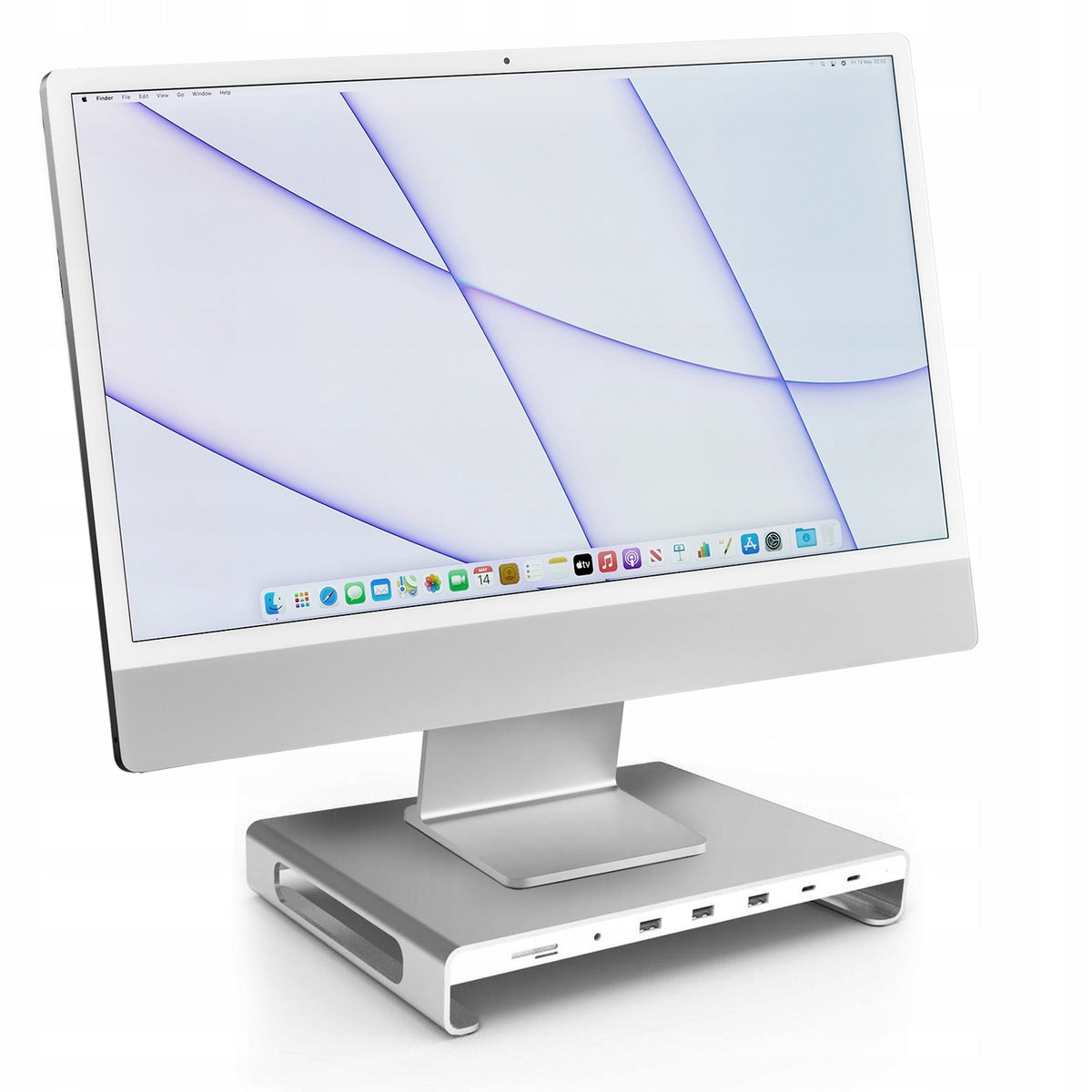 JCPAL HDMI VGA HUB Stand 2x USB-C microSD Reader for Apple MacBook Pro