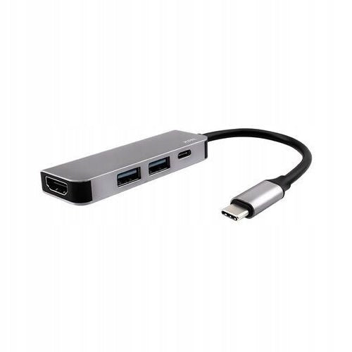 JCPAL LINX USB-C to HDMI Adapter 2x USB Grey