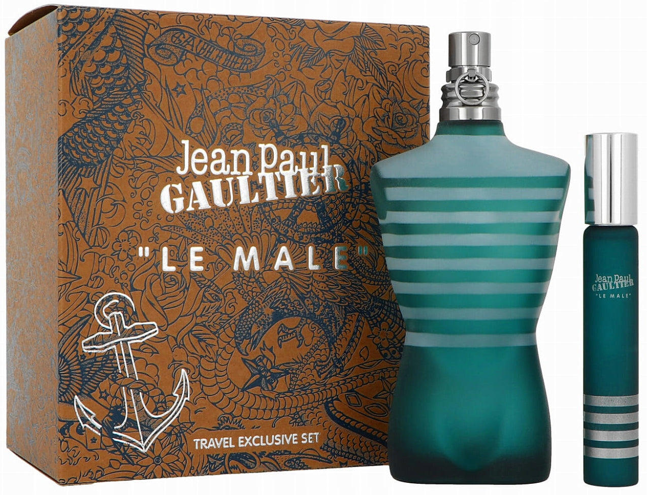 JEAN PAUL GAULTIER LE MALE EDT 125ML + 20ML ORIGINAL