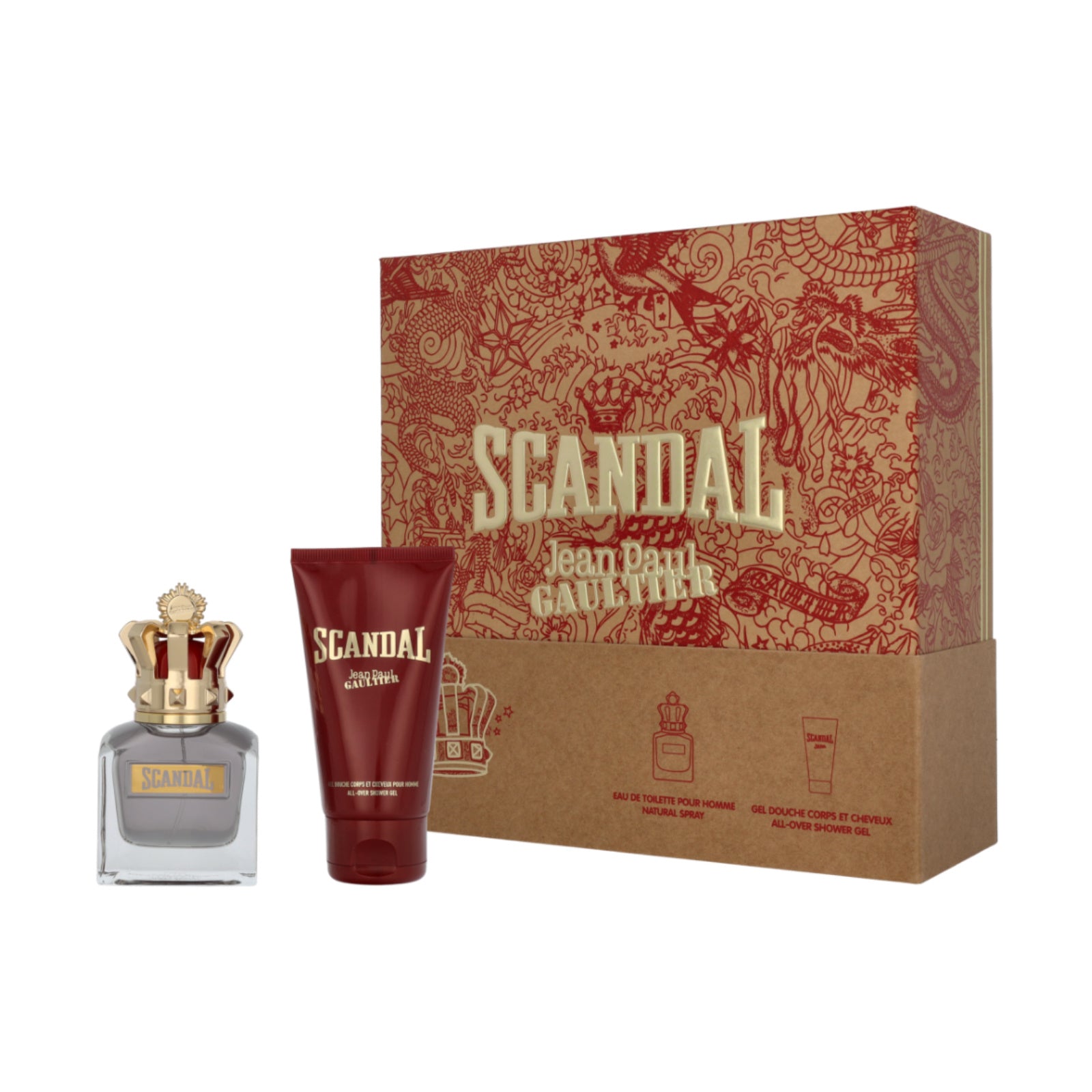 JEAN PAUL GAULTIER Scandal Pour Homme eau de toilette + shower gel