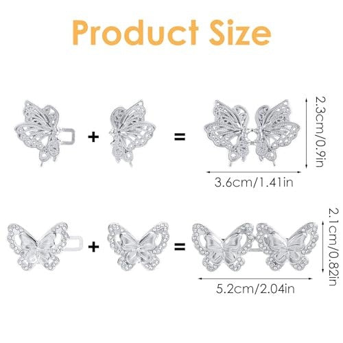 JEANS BUTTONS ADJUSTABLE REMOVABLE SILVER SET OF 4 PAIRS FOR WOMEN Manufacturer code Producent niezależny