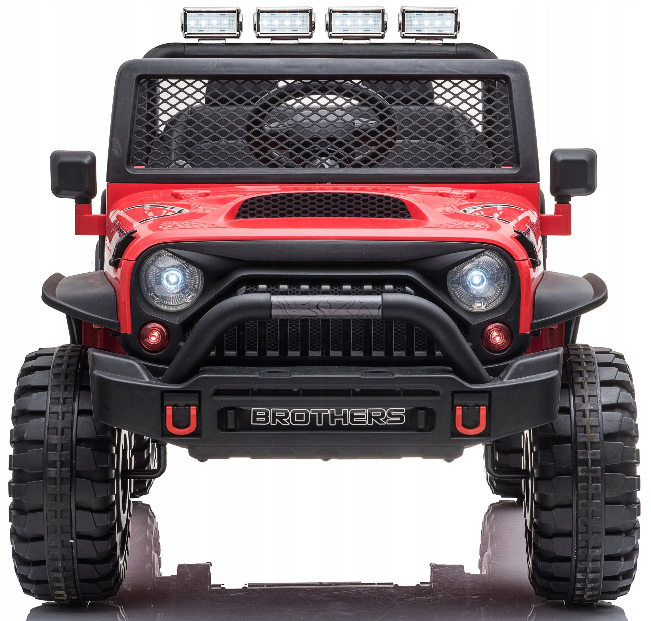 JEEP AUTO BATTERY OPERATED LEATHER SOFT WHEELS EVA PILOT 4x ENGINE 12V10Ah 4x4 Batteries included yes