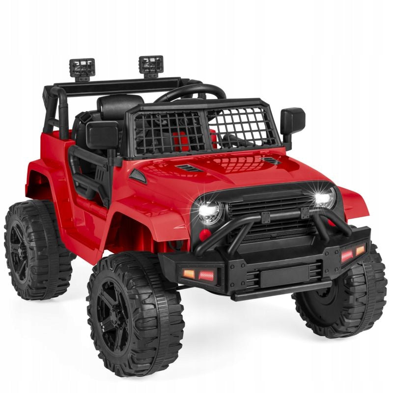 JEEP AUTO CAR BATTERY 12V REMOTE CONTROL 2.4G MP3 AMORY LIGHT MELODIES Batteries included yes
