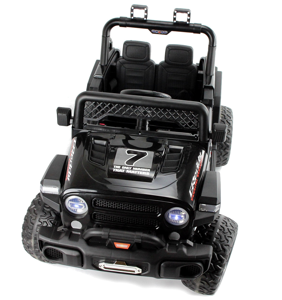 JEEP BH Off Road 4x4, EVA, Battery-powered car 2.4G. LUGGAGE COMPARTMENT, 12V 9ah, 2.4 Brand PlayHouse