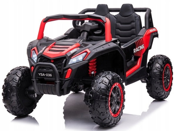 JEEP BUGGY 4x4 AUTO BATTERY OPERATED 4engine PILOT SOFT EVA WHEELS LEATHER UTV Brand Bobo-San