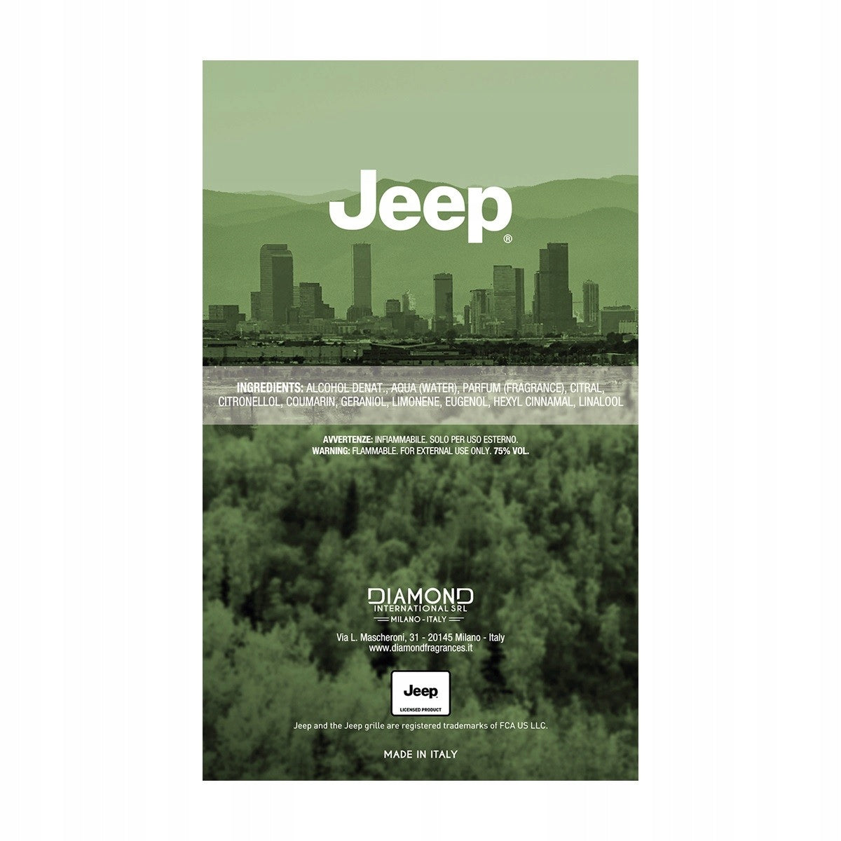 JEEP Eau De Toilette Men's 100 ml Adventure - Bold Fragrance for Men