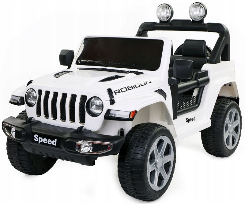 JEEP WRANGLER 4x4 for BATTERY LEATHER PILOT SOFT FOAM EVA WHEELS Color red