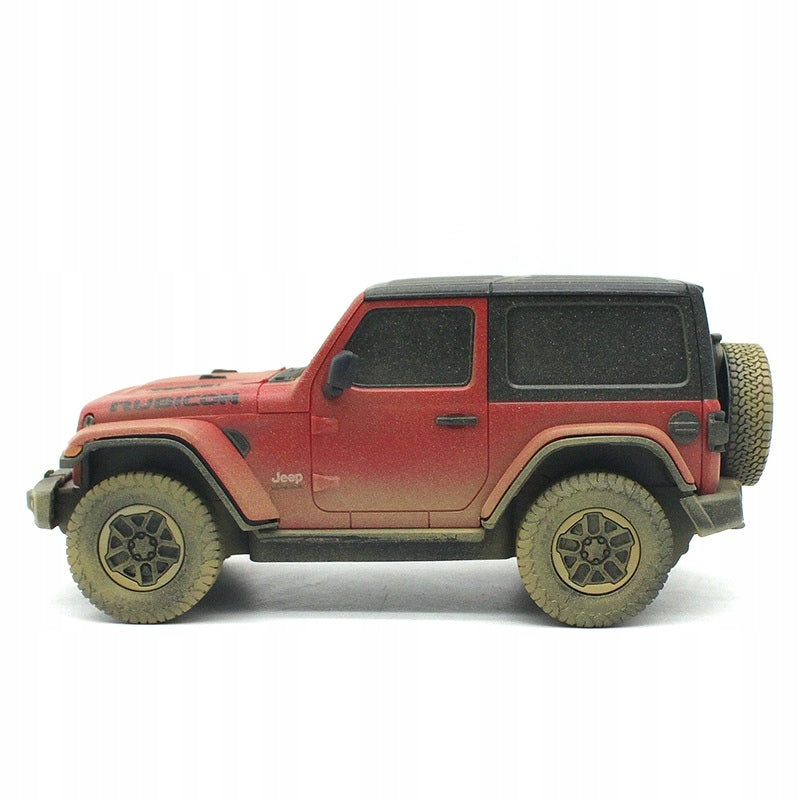 JEEP Wrangler Rubicon R/C scale 1:24 Rastar 79500-4 Muddy version car Color red