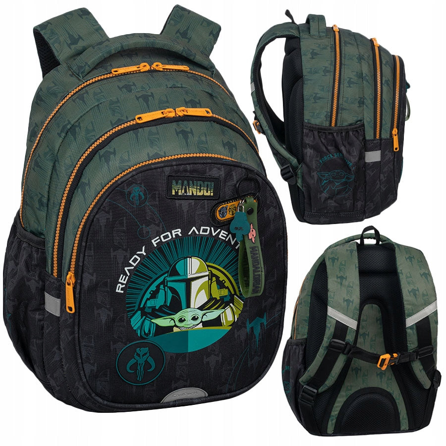 JERRY COOLPACK 19L STAR WARS MANDALORIAN YODA BACKPACK for Class 1 - 3
