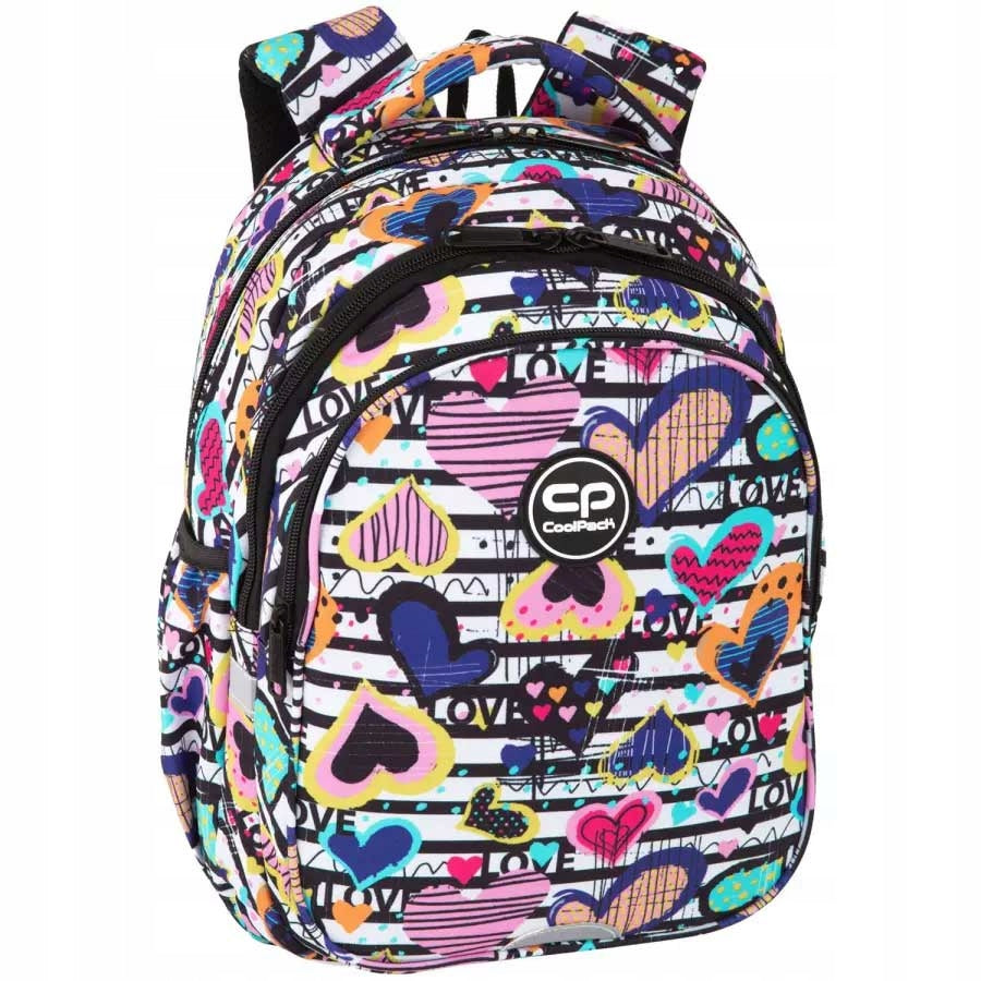 JERRY DIARY SCHOOL BACKPACK For Class 1 - 3 HEARTS STRAPS EAN (GTIN) 5903686390616