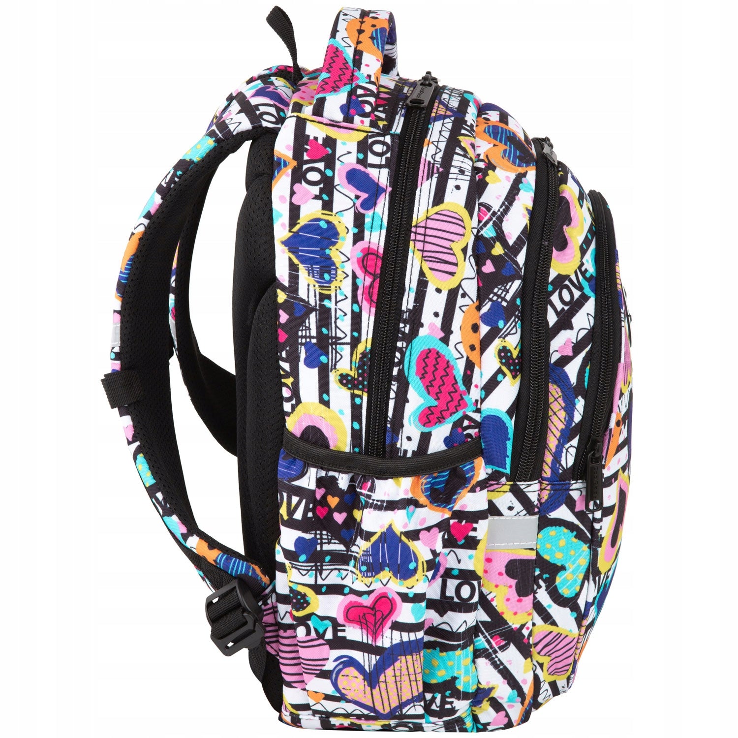 JERRY DIARY SCHOOL BACKPACK For Class 1 - 3 HEARTS STRAPS Manufacturer code F029936