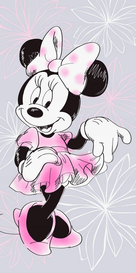 Kinderhandtuch Minnie, 70x140 cm 