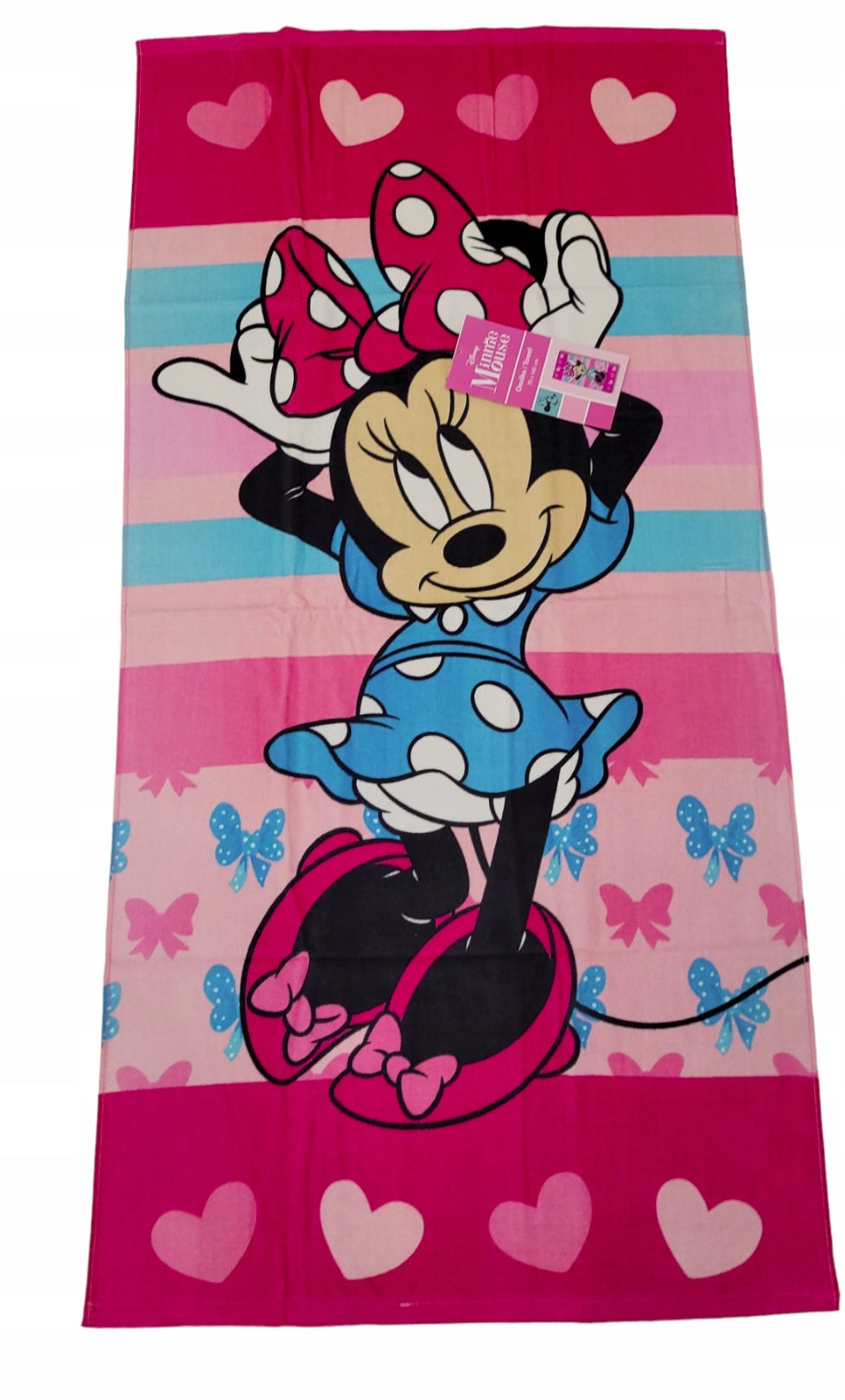 Kinderhandtuch Minnie, 70x140 cm 