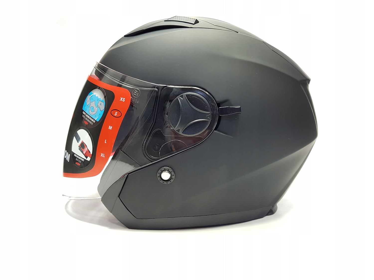 JET LAZER ORLANDO EVO BLACK MATT MOTORCYCLE OPEN HELMET Manufacturer's catalog number ORLANDO.EVO.BLAMAT