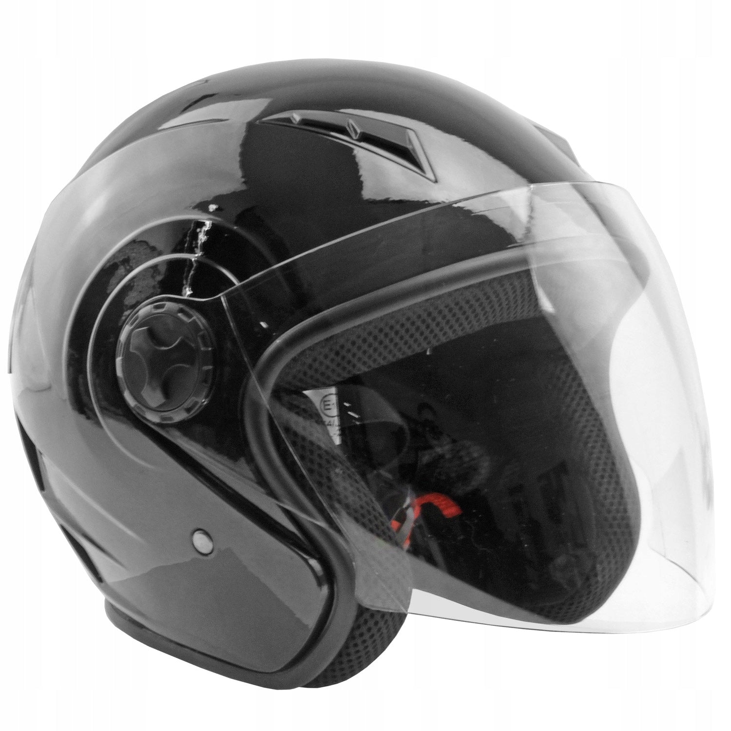 JET WL207 OPEN HELMET SCOOTER BLACK M APPROVAL